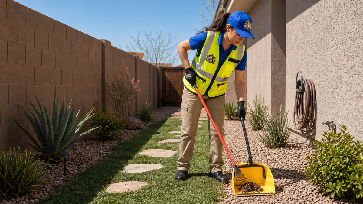 Elite Scoop Patrol branded dog poop removal service in San Tan Heights